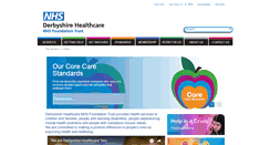 Desktop Screenshot of derbyshirehealthcareft.nhs.uk